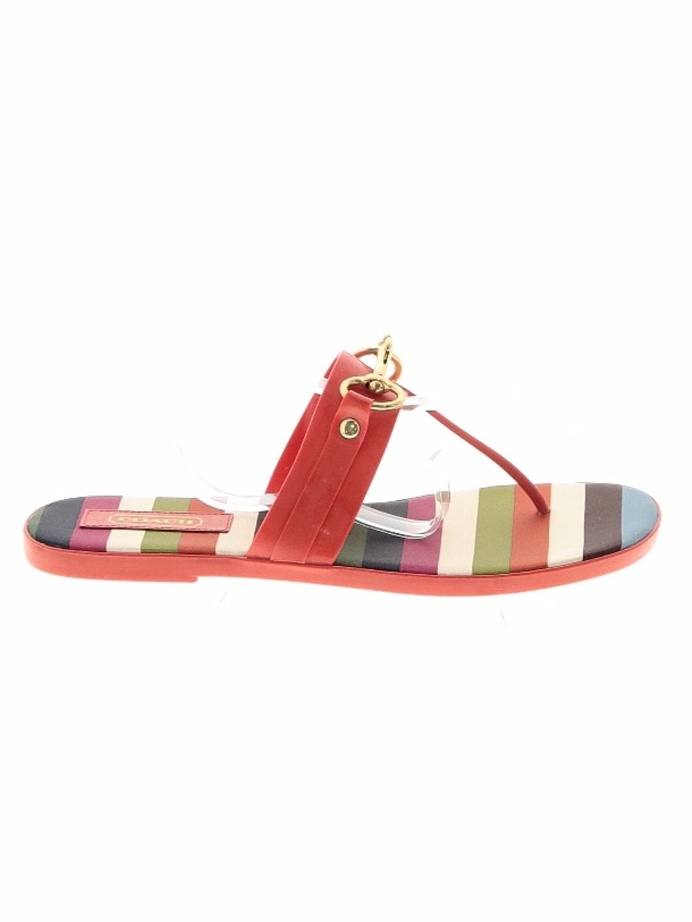 Coach Legacy Rikki Jelly Thong Sandal NWOT 8.5